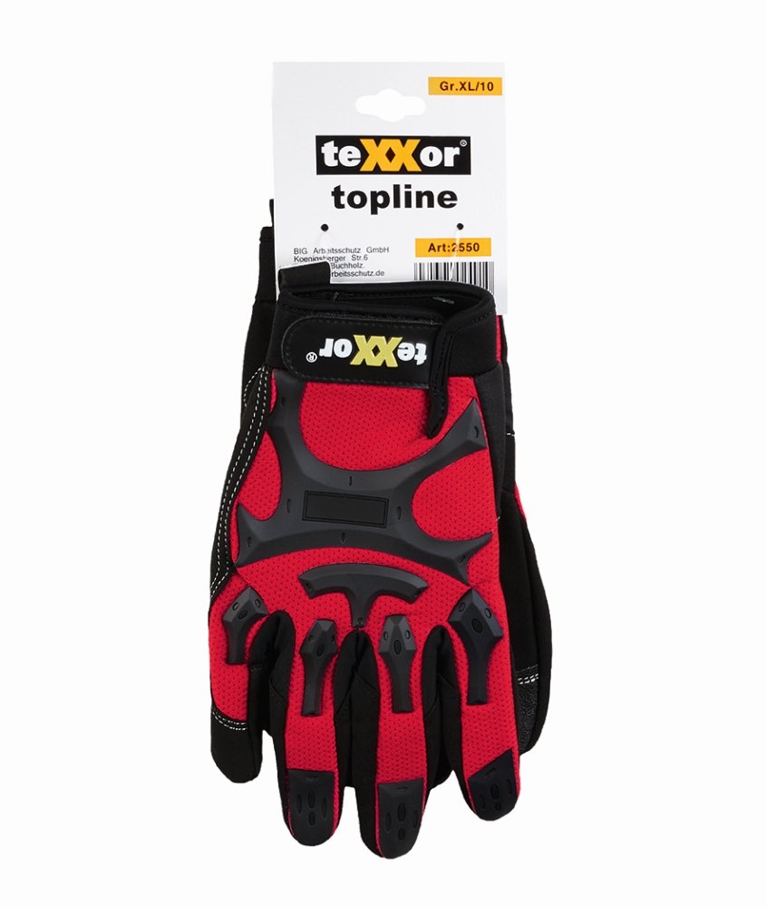 teXXor® topline Kunstleder-Handschuhe 'BUCKLEY', SB-Verpackung, 7 