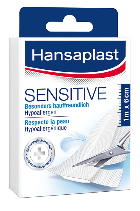 Pflaster Hansaplast® Sensitive, hautfreundlich