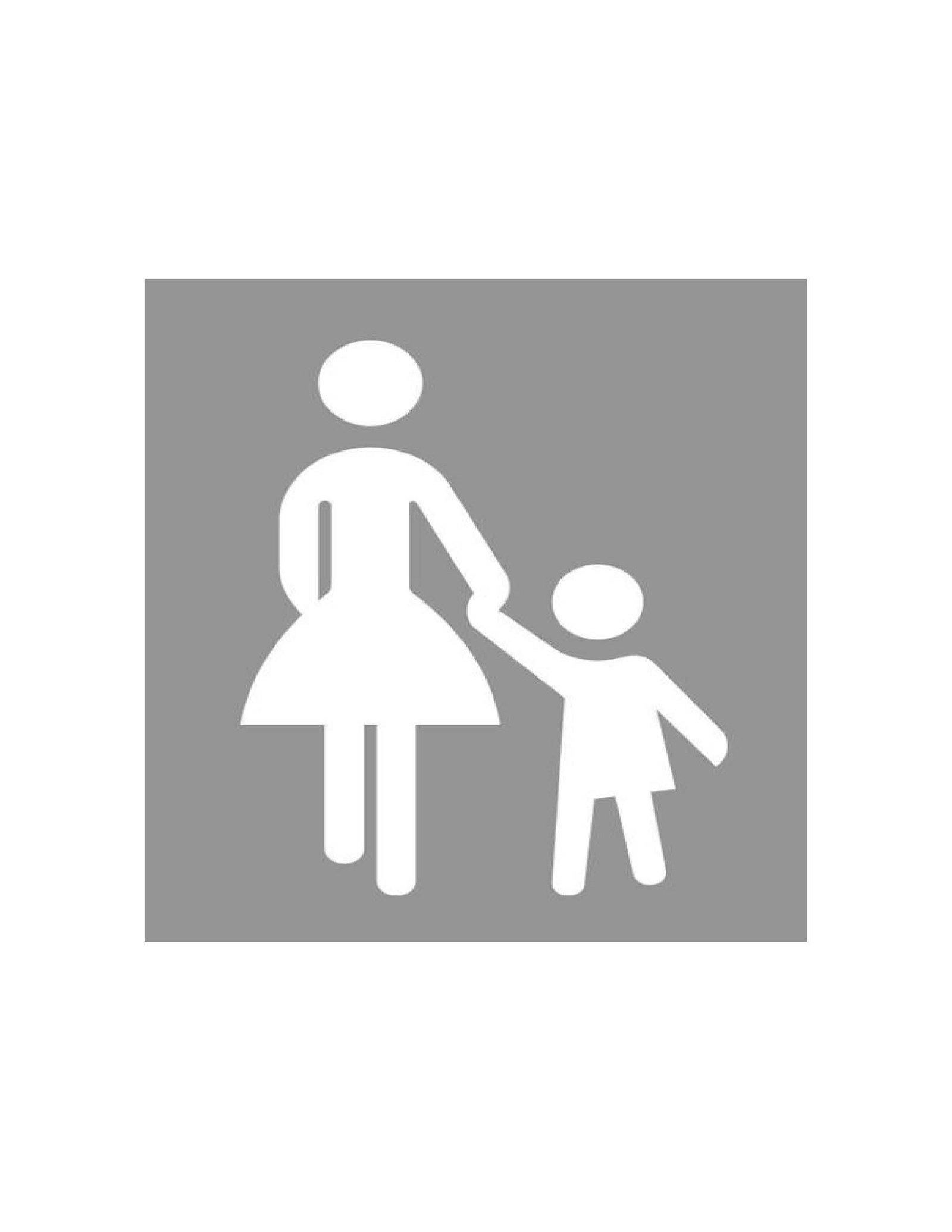 PREMARK Straßenmarkierung -Sonderzeichen Frau mit Kind-