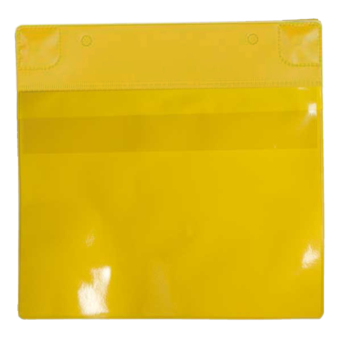Modellbeispiel: Magnettasche gelb mit Regenschutzklappe (Art. kn4001-2)