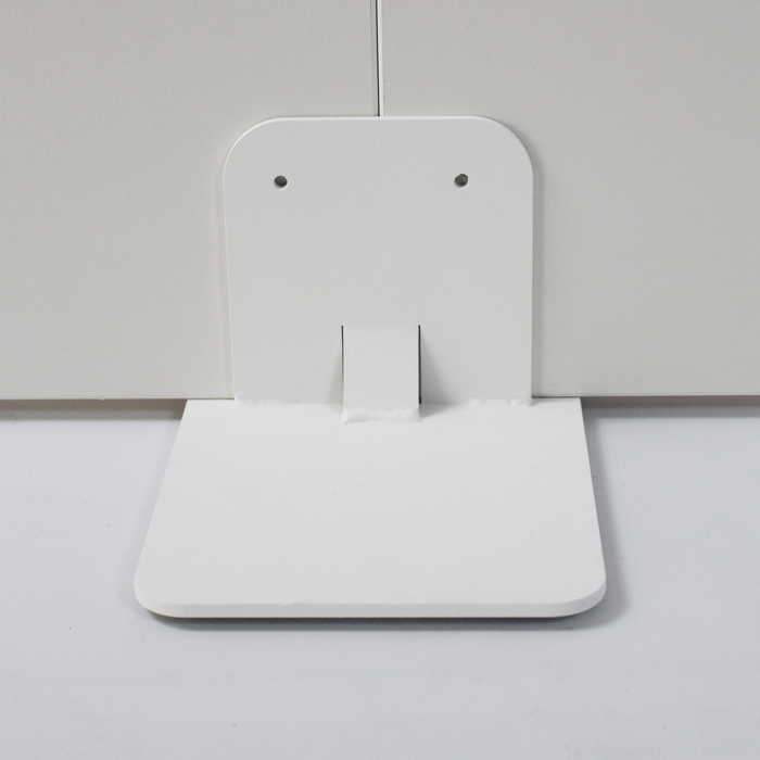 Hygiene-Trennwand L2, direktbeschichtete Möbelplatte, weiß, Höhe 2000 mm, Breite 900 mm