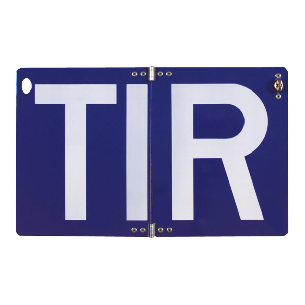 Modellbeispiel: Hinweisschild für den Transitverkehr -TIR-Schild- (Art. 52.2426)