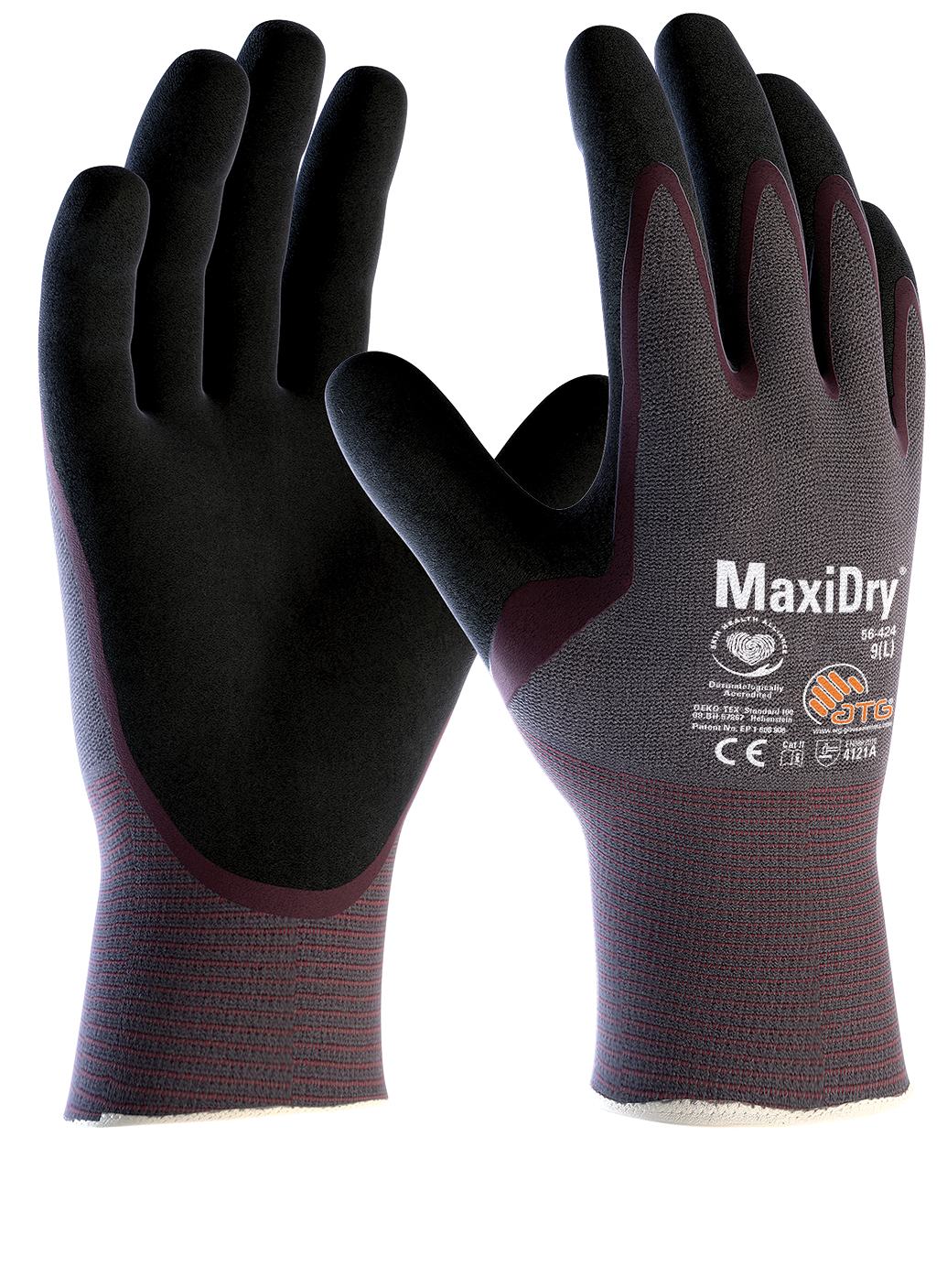 MaxiDry®  Nylon-Strickhandschuhe '(56-424)', 10 